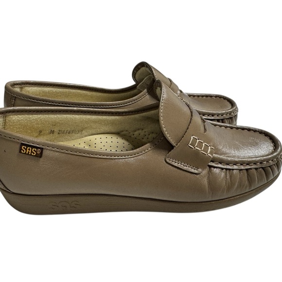 SAS Classic - Timeless Loafer Slip In ColorTaupe Size 9m - Picture 2 of 6